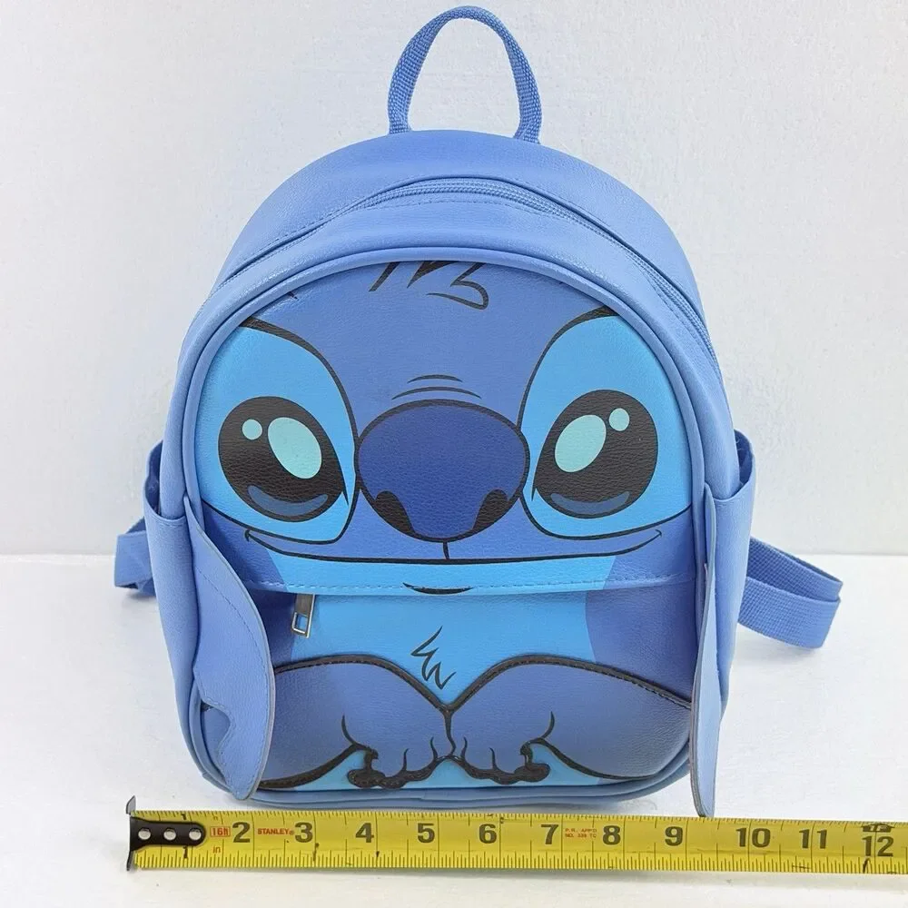 Lilo & Stitch Disney Theme Park Backpack Faux Leather Mini Purse Shoulder Straps